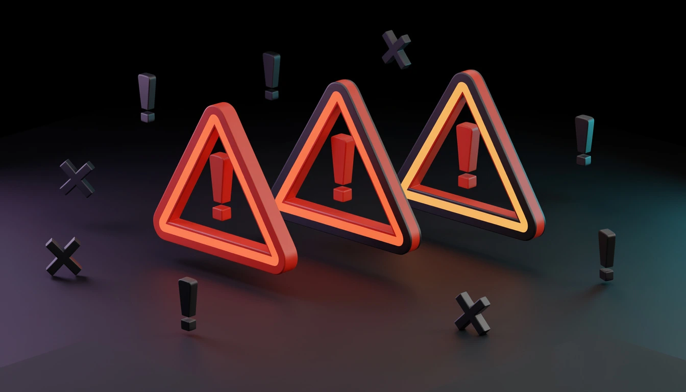 Segnali d'allarme web designer: 5 segnali da evitare nella scelta